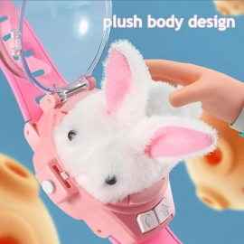 Novelty Mini Watch Control Car Cute Rabbit RC Car Kids Game Interactive Toys