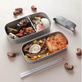 Microwave Lunch Box Plastic Dinnerware Food Storage Container Children Kids School Office Portable Bento Box Lunch Fresh-keeping