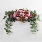 Artificial Flower Lintel Mirror Front Flower Table Flower Hanging Decoration Wall Wedding Home Accessories