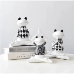 Resin Nordic Living Room Home Yoga Frog Ornaments Crafts Dressing Table Children's Room Frog Animal Decor Accessories