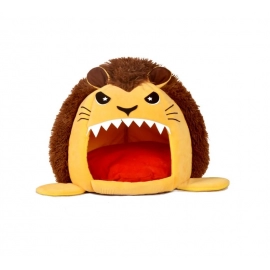 Cute Lion Cat Bed Cartoon Dog House Removable Washable Cushion Soft Pet Bed Mat for Small Dogs Cat Small Animals Dog Supplies